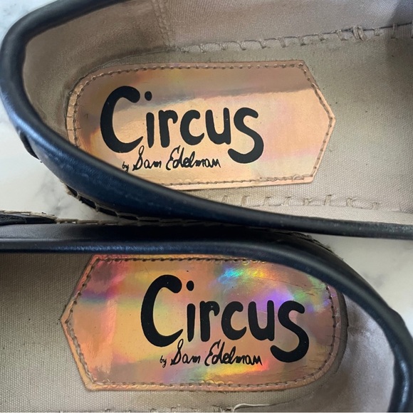 Circus by Sam Edelman Black Espadrille Platform Slip-Ons - Picture 6 of 9